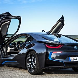 BMW i8 Electric Sports Car and Custom Set of Louis Vuitton