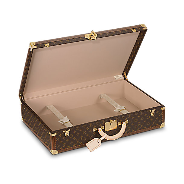 RDC13485 Authentic LOUIS VUITTON Vintage Monogram Bisten 65 Trunk Suitcase  CAT