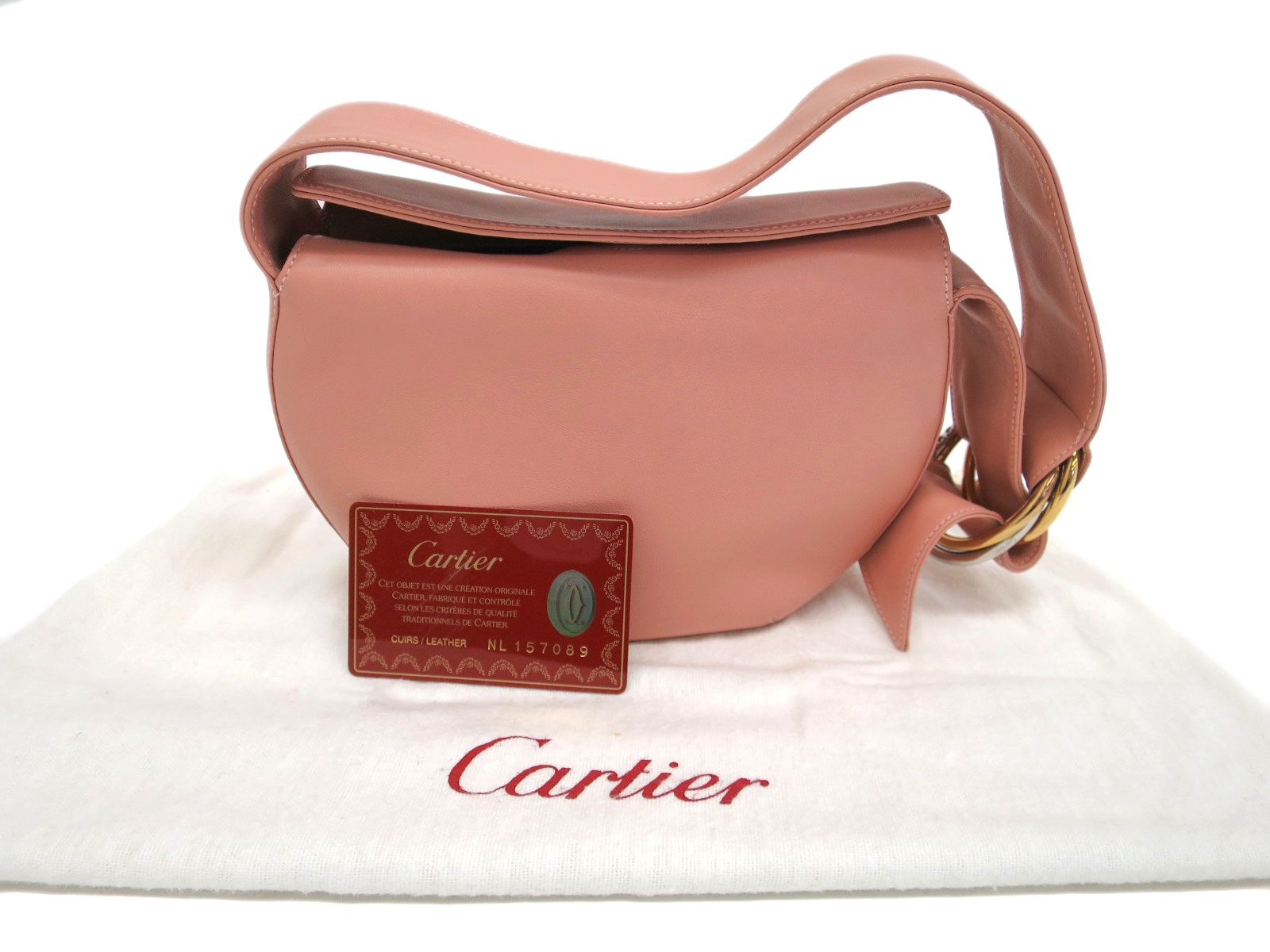cartier leather purse