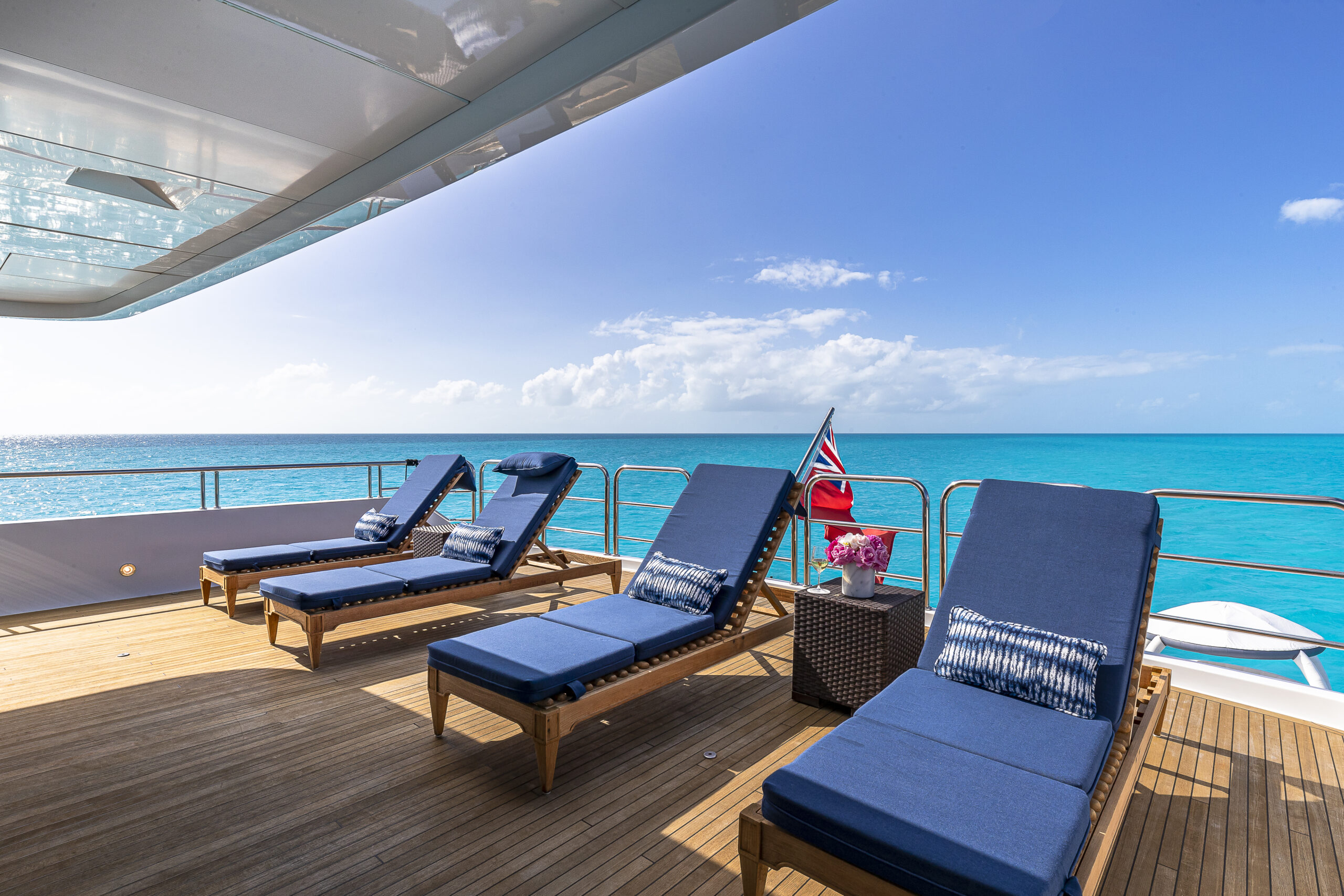 4. Bridge deck sun loungers