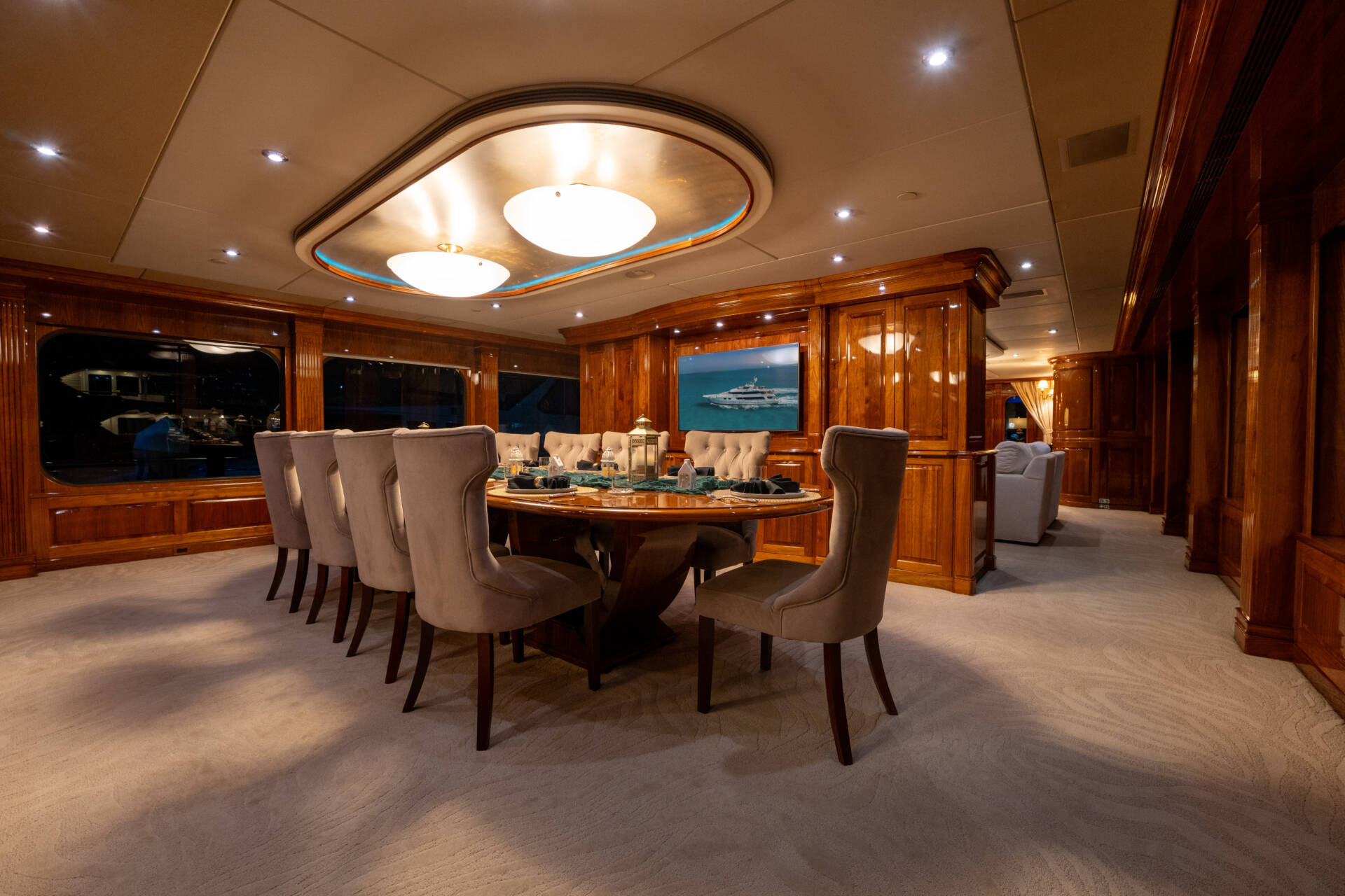 8. Evening interior formal dining